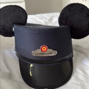 Disney Conductor Hat with Ears - Black